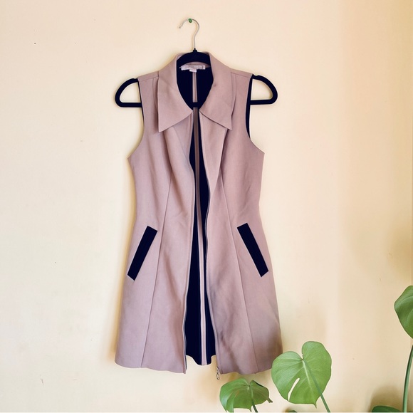 Sleeveless Zip Blazer Dress - Picture 1 of 5